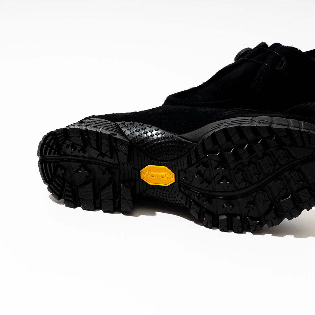 pg KNOCK2 SHAGGY SUEDE BLACK