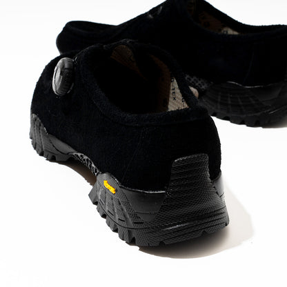 pg KNOCK2 SHAGGY SUEDE BLACK