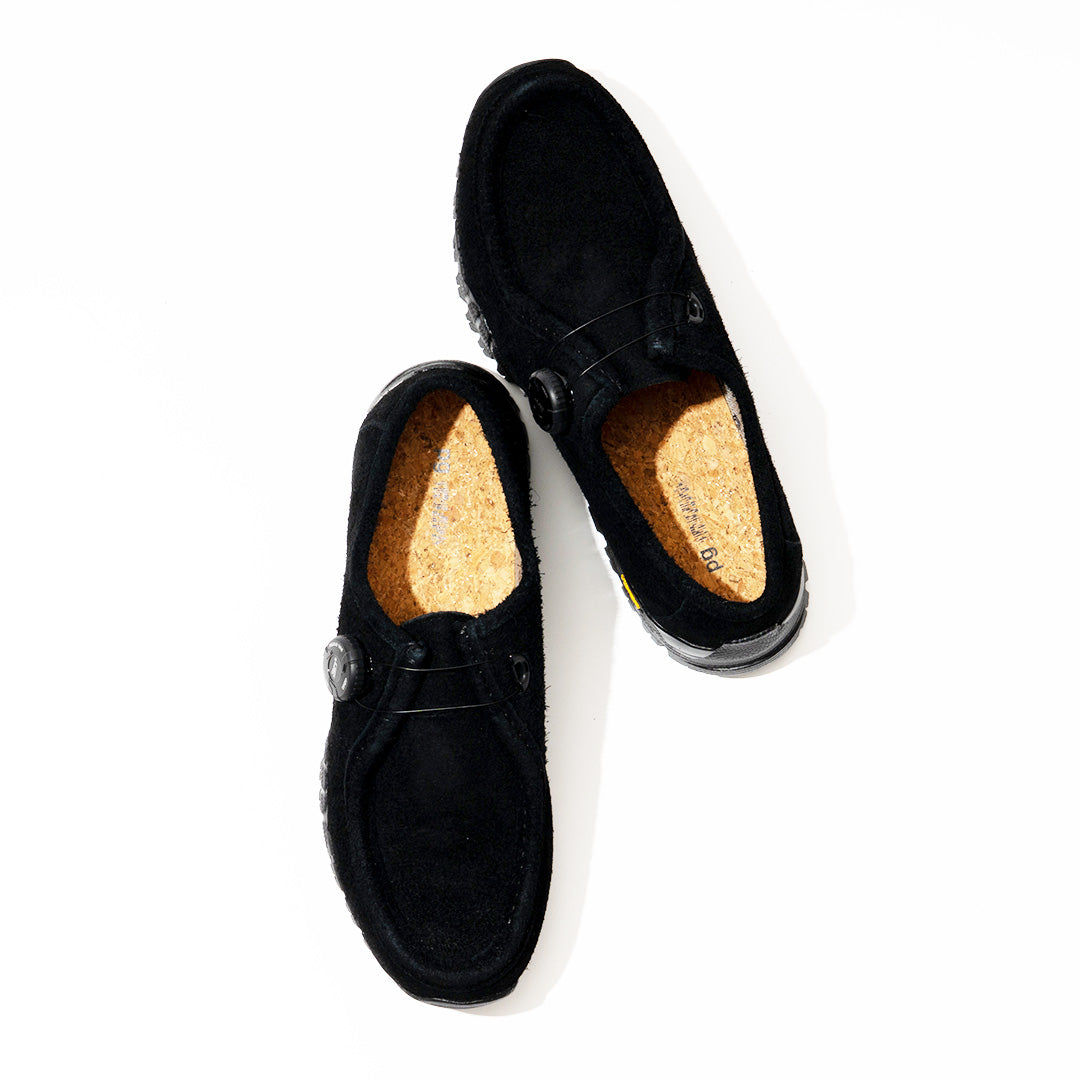 pg KNOCK2 SHAGGY SUEDE BLACK