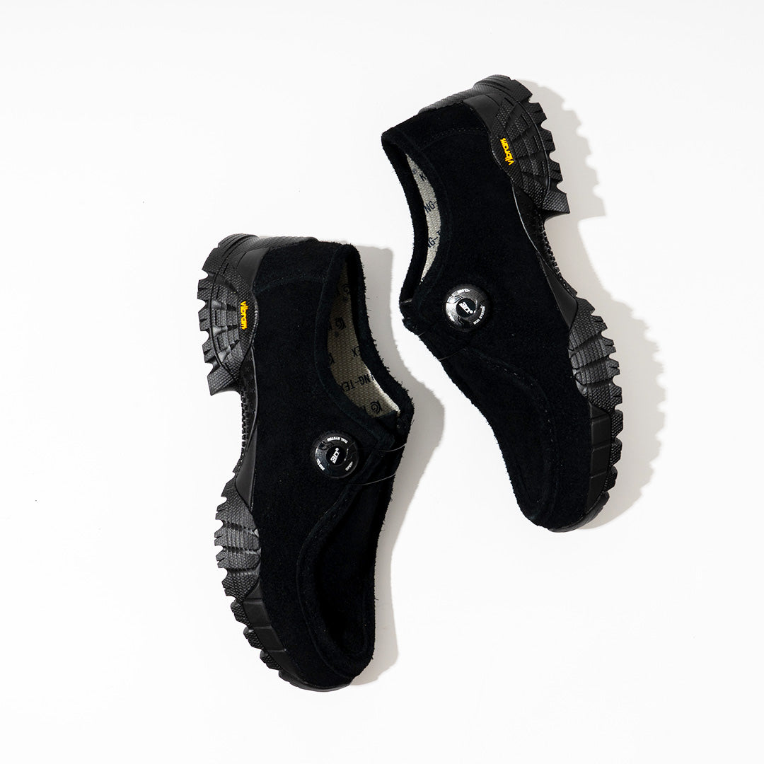 pg KNOCK2 SHAGGY SUEDE BLACK