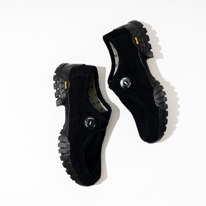 pg KNOCK2 SHAGGY SUEDE BLACK