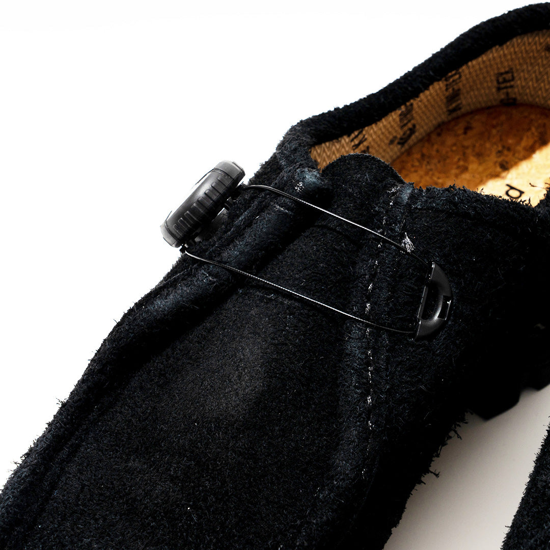 pg KNOCK2 SHAGGY SUEDE BLACK