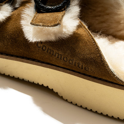 commodities | EASY WARM BELTED SLIDE BROWN