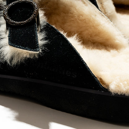 commodities | EASY WARM BELTED SLIDE BLACK