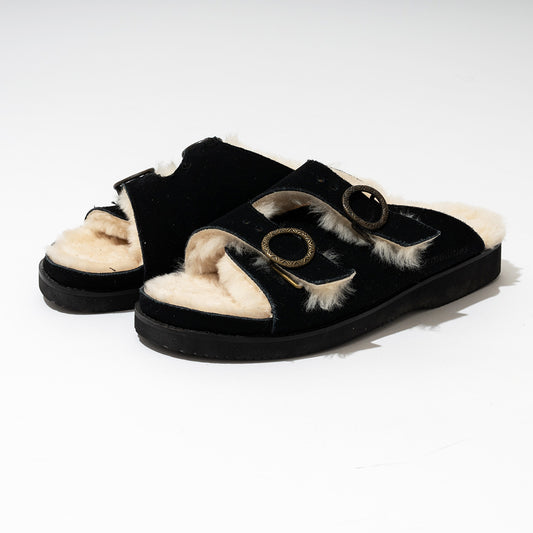 commodities | EASY WARM BELTED SLIDE BLACK