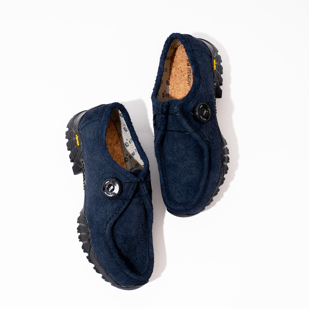 pg KNOCK2 SHAGGY SUEDE NAVY