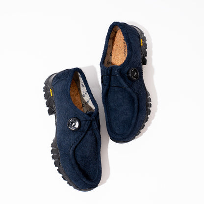 pg KNOCK2 SHAGGY SUEDE NAVY