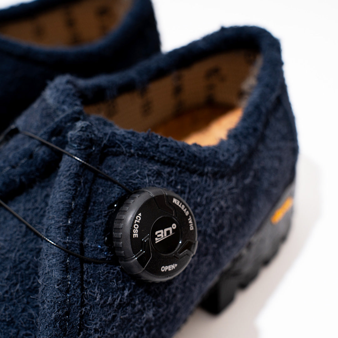 pg KNOCK2 SHAGGY SUEDE NAVY